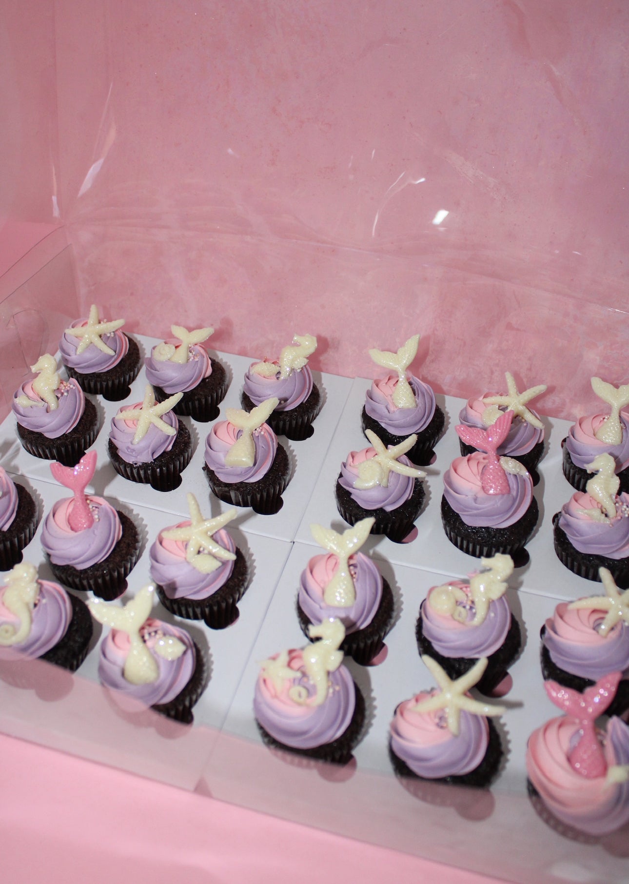 Mini Mermaid Cupcakes