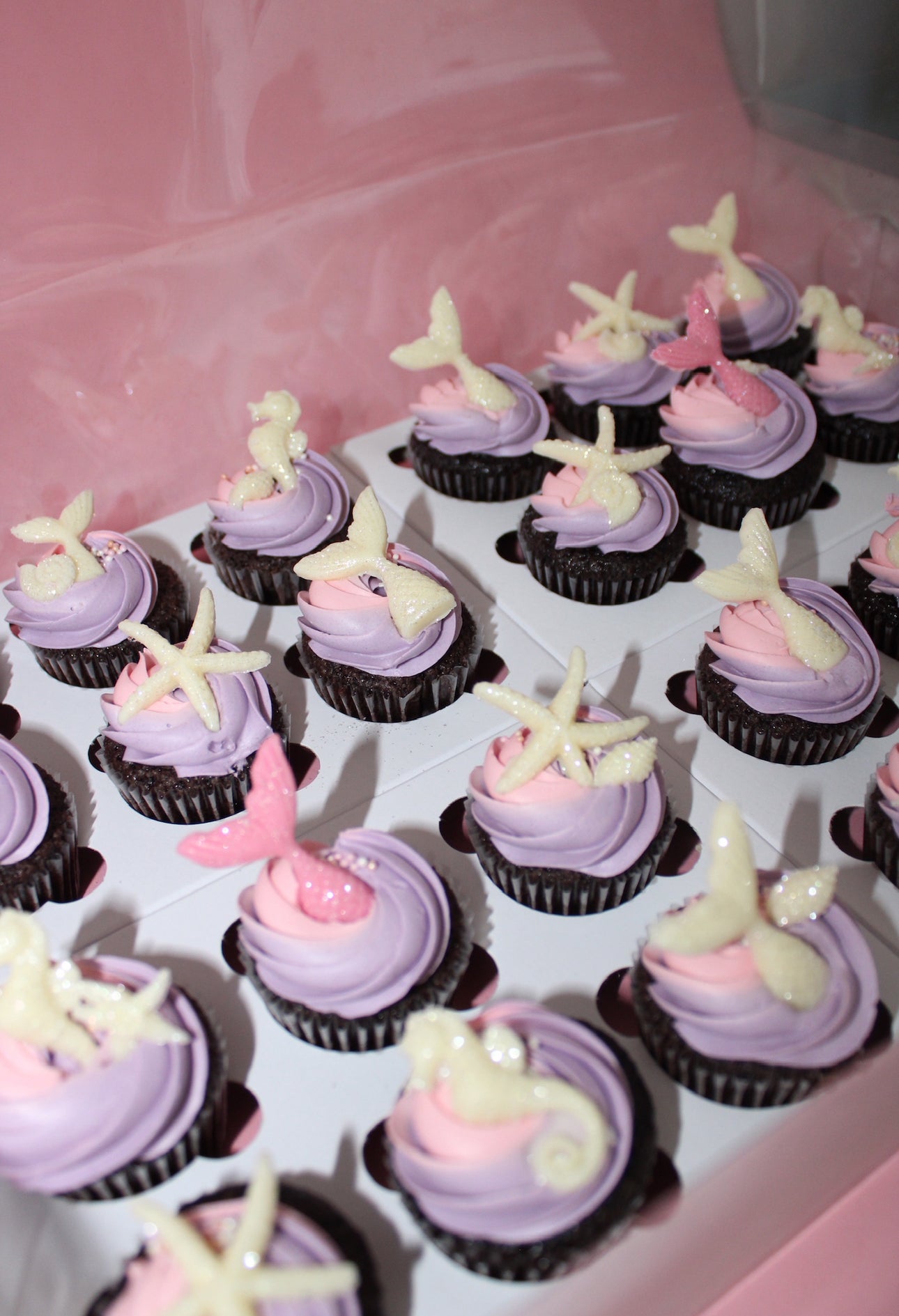 Mini Mermaid Cupcakes