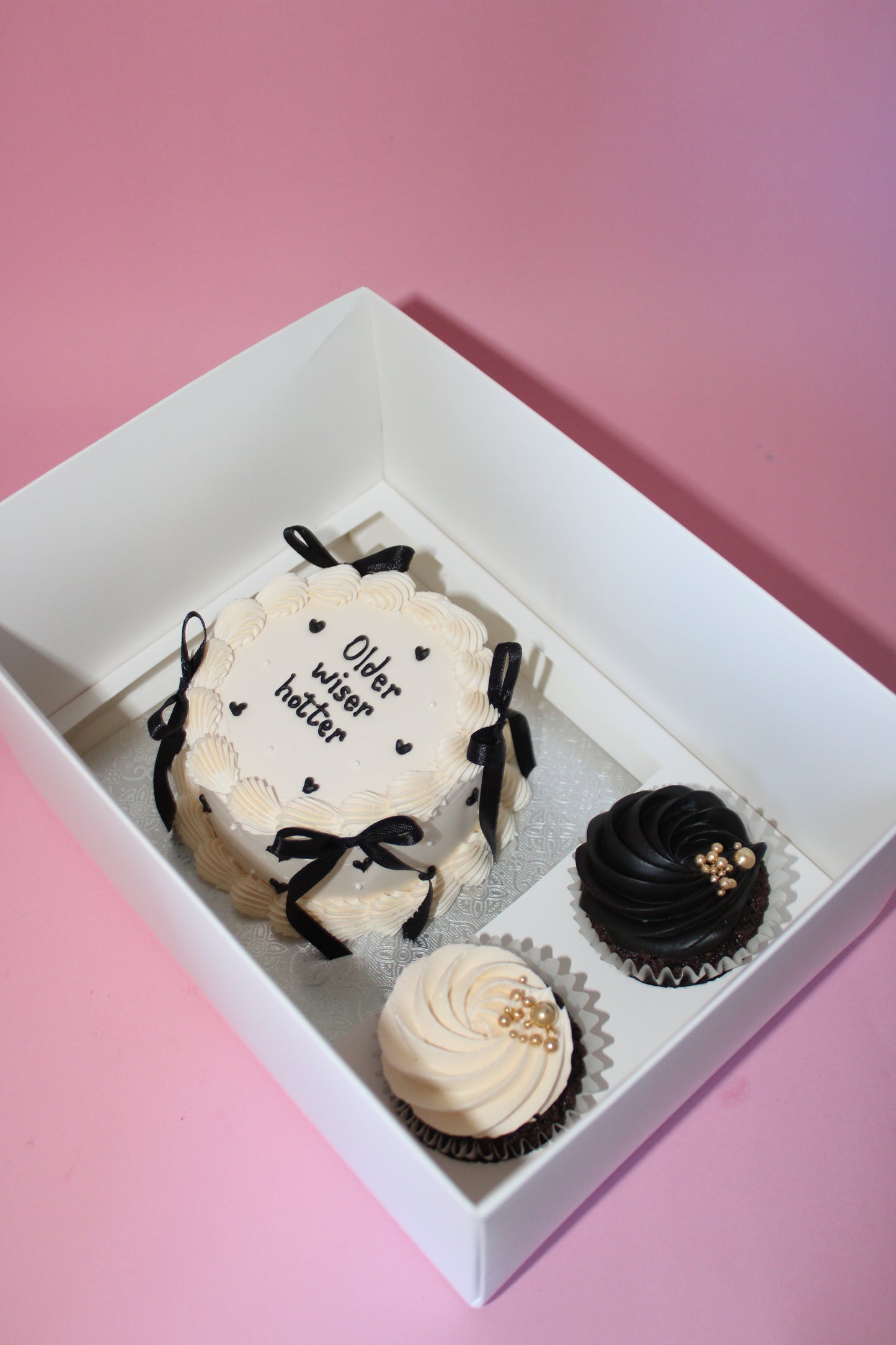 Custom Bento box with cupcakes