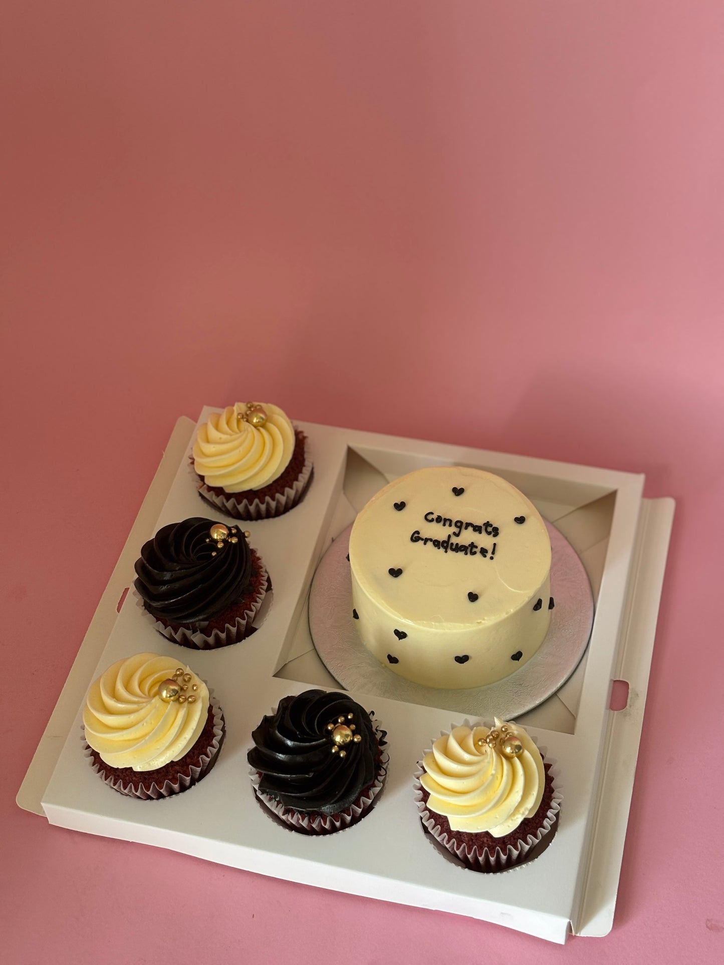 Custom Bento box with cupcakes
