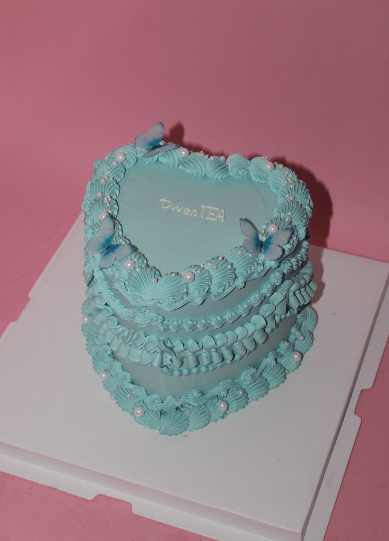 Vintage Heart Cake