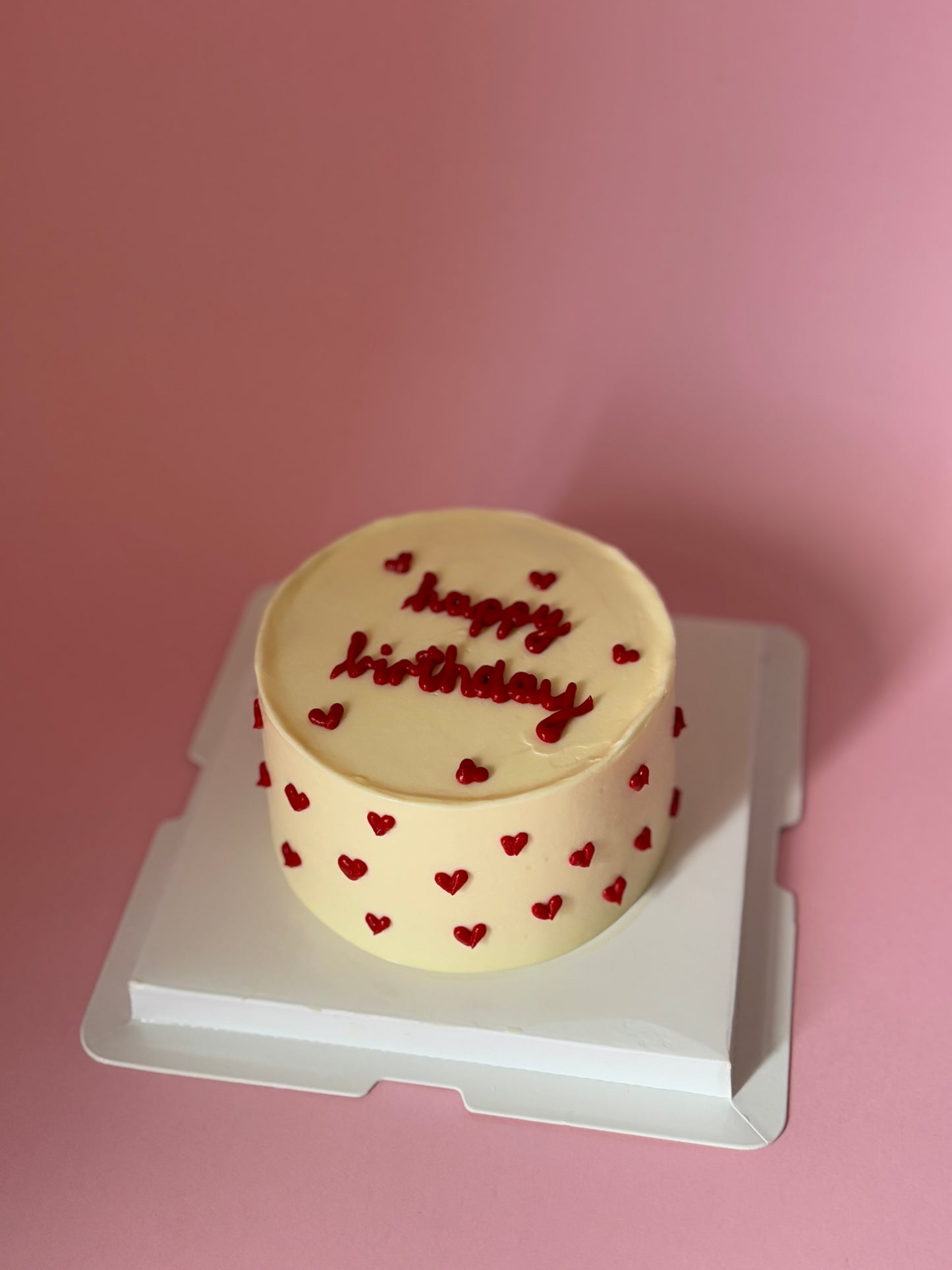 Tiny hearts bento Cake