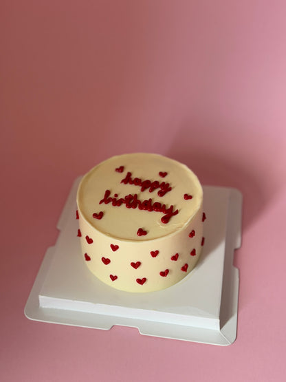 Tiny hearts bento Cake
