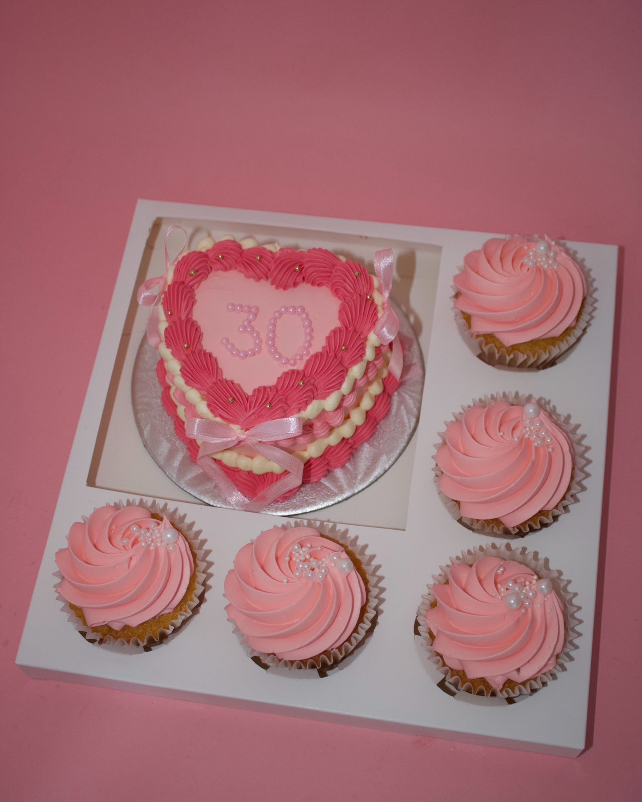 Custom Bento box with cupcakes