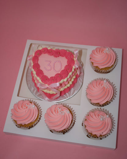 Custom Bento box with cupcakes