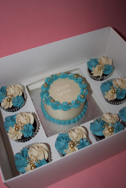 Custom Bento box with cupcakes