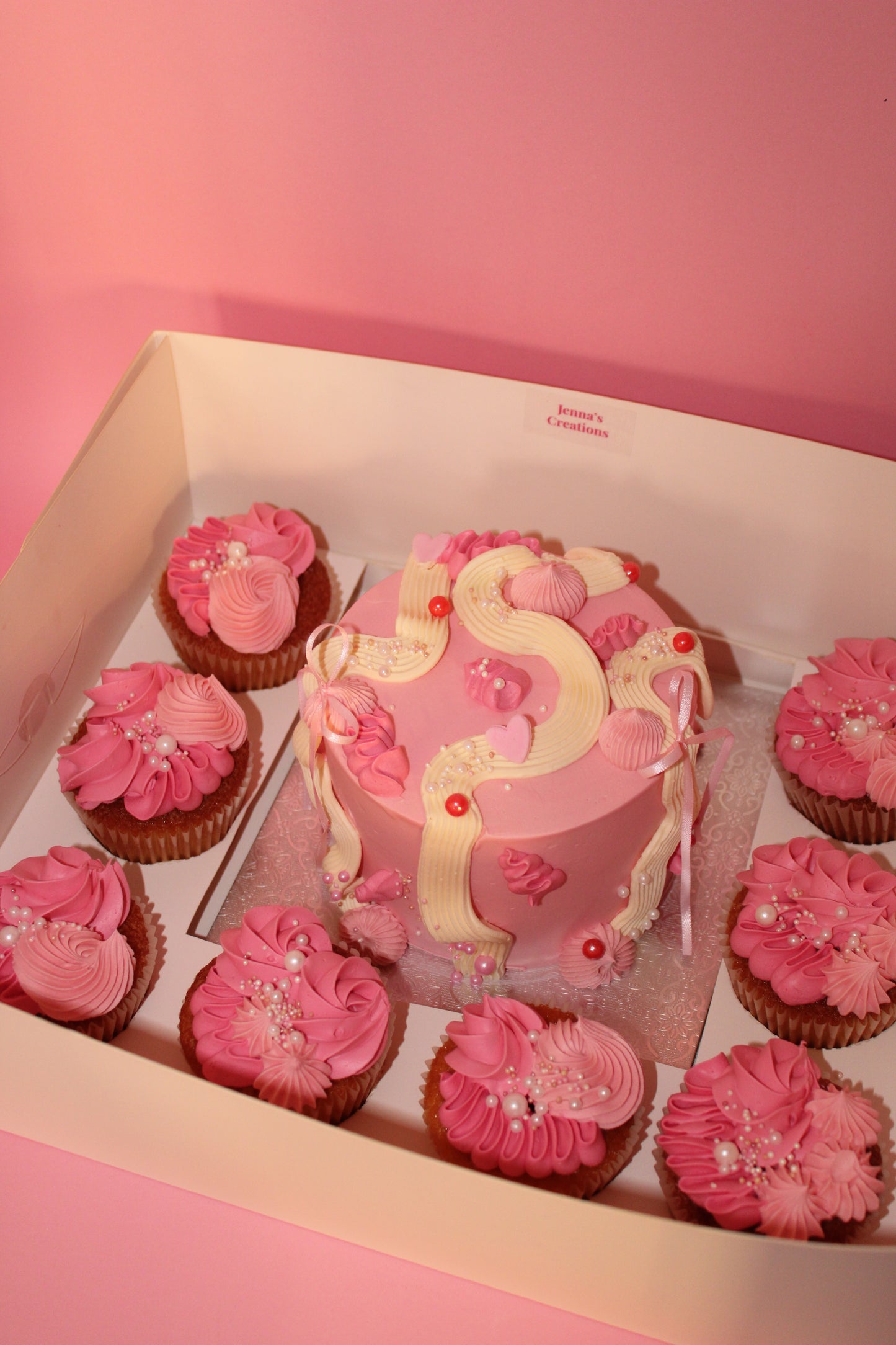 Custom Bento box with cupcakes