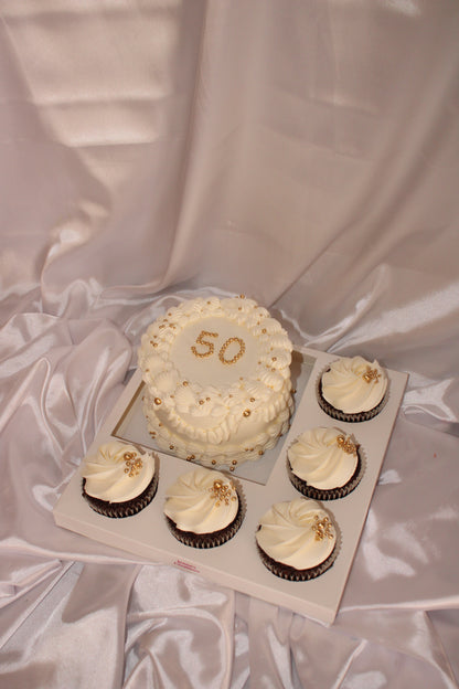 Custom Bento box with cupcakes