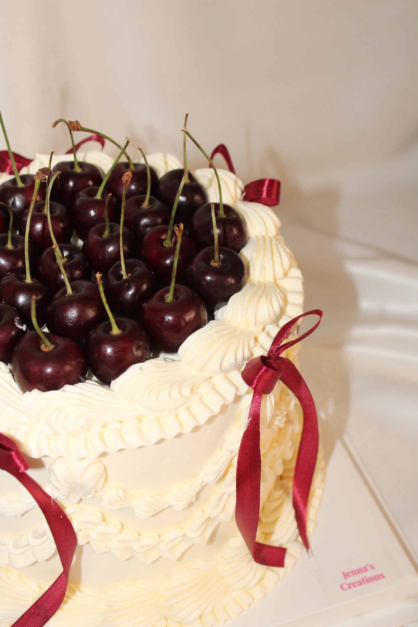 Classic Cherry Vintage Cake
