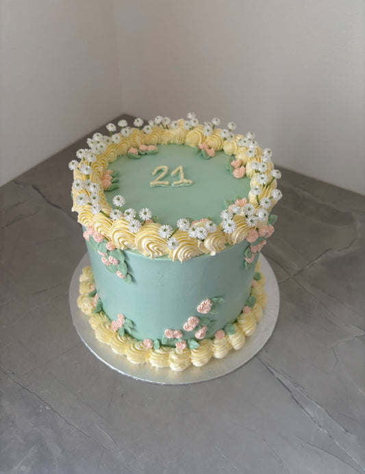 Flower Vintage Cake