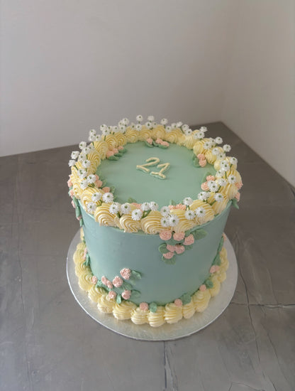 Flower Vintage Cake