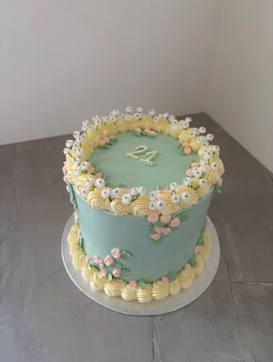 Flower Vintage Cake