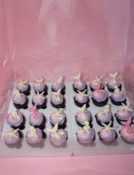 Mini Mermaid Cupcakes