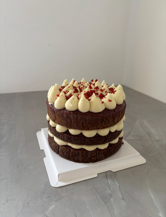 Naked Red Velvet Cake