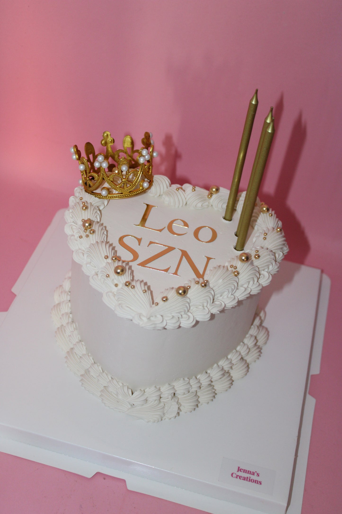 The Golden Crown Cake