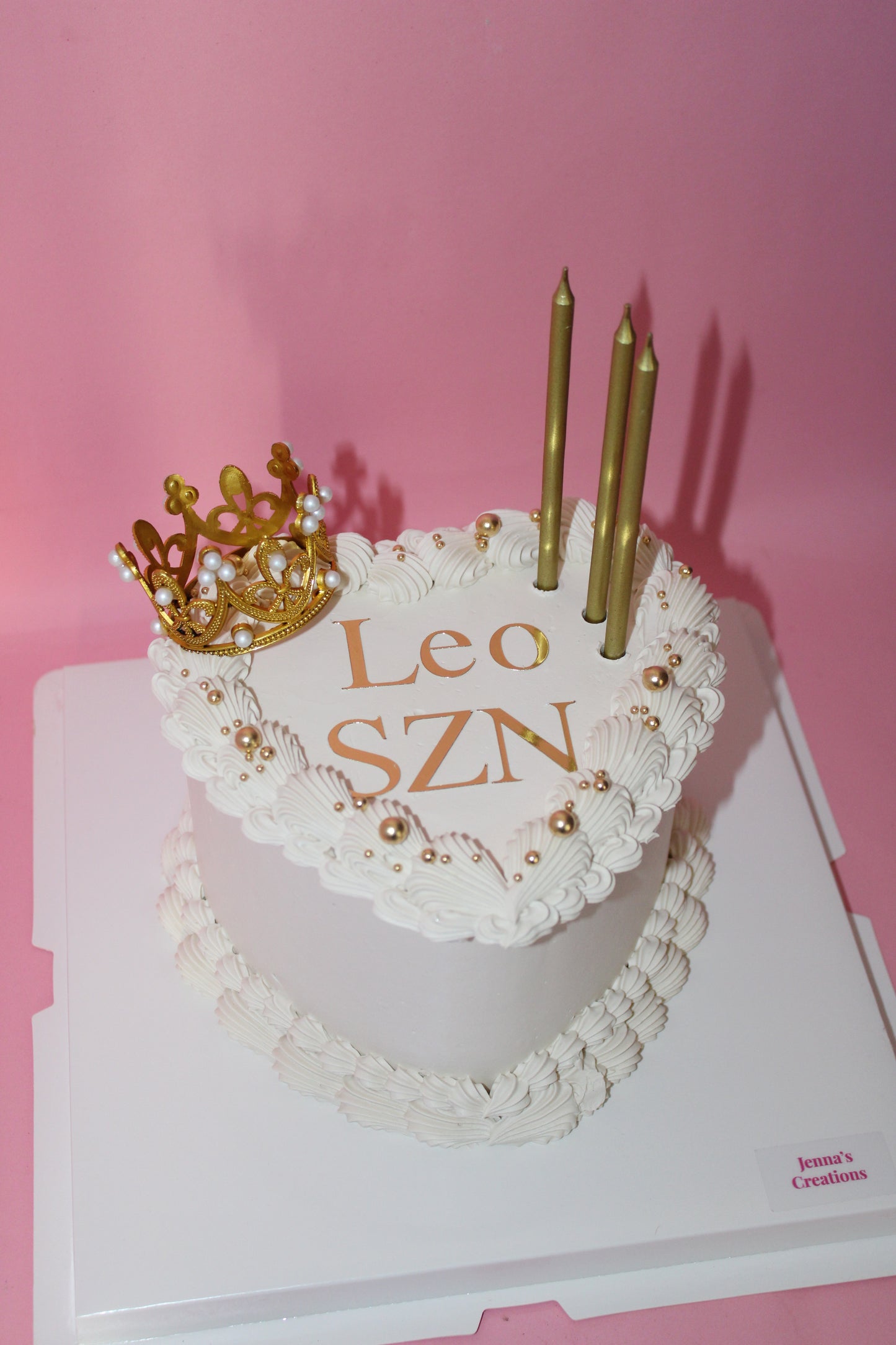 The Golden Crown Cake