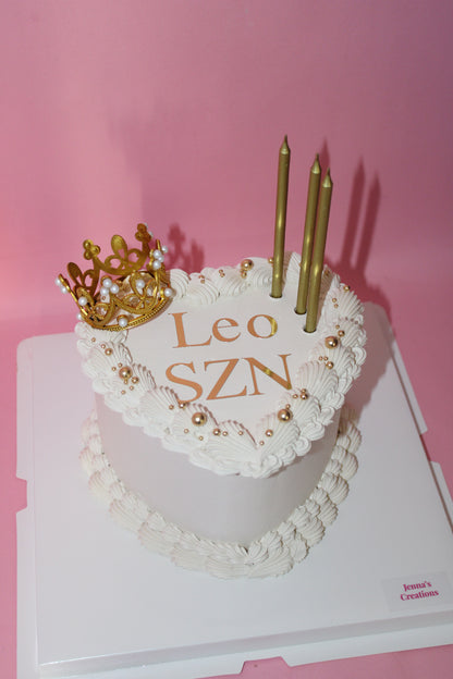 The Golden Crown Cake