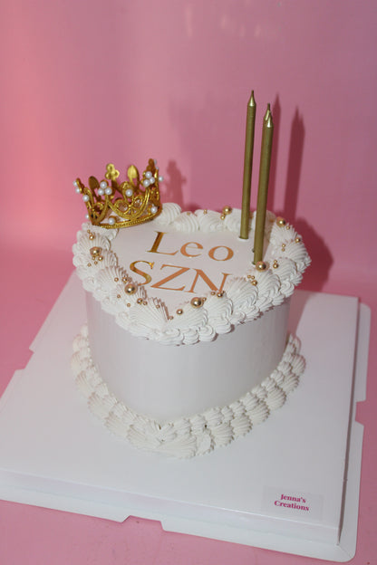 The Golden Crown Cake