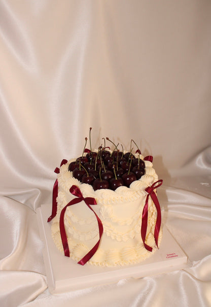Classic Cherry Vintage Cake