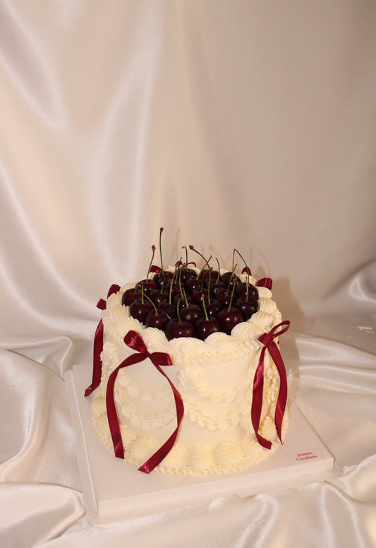 Classic Cherry Vintage Cake