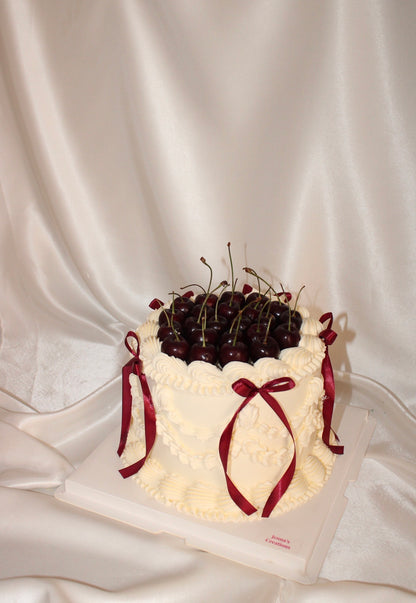 Classic Cherry Vintage Cake