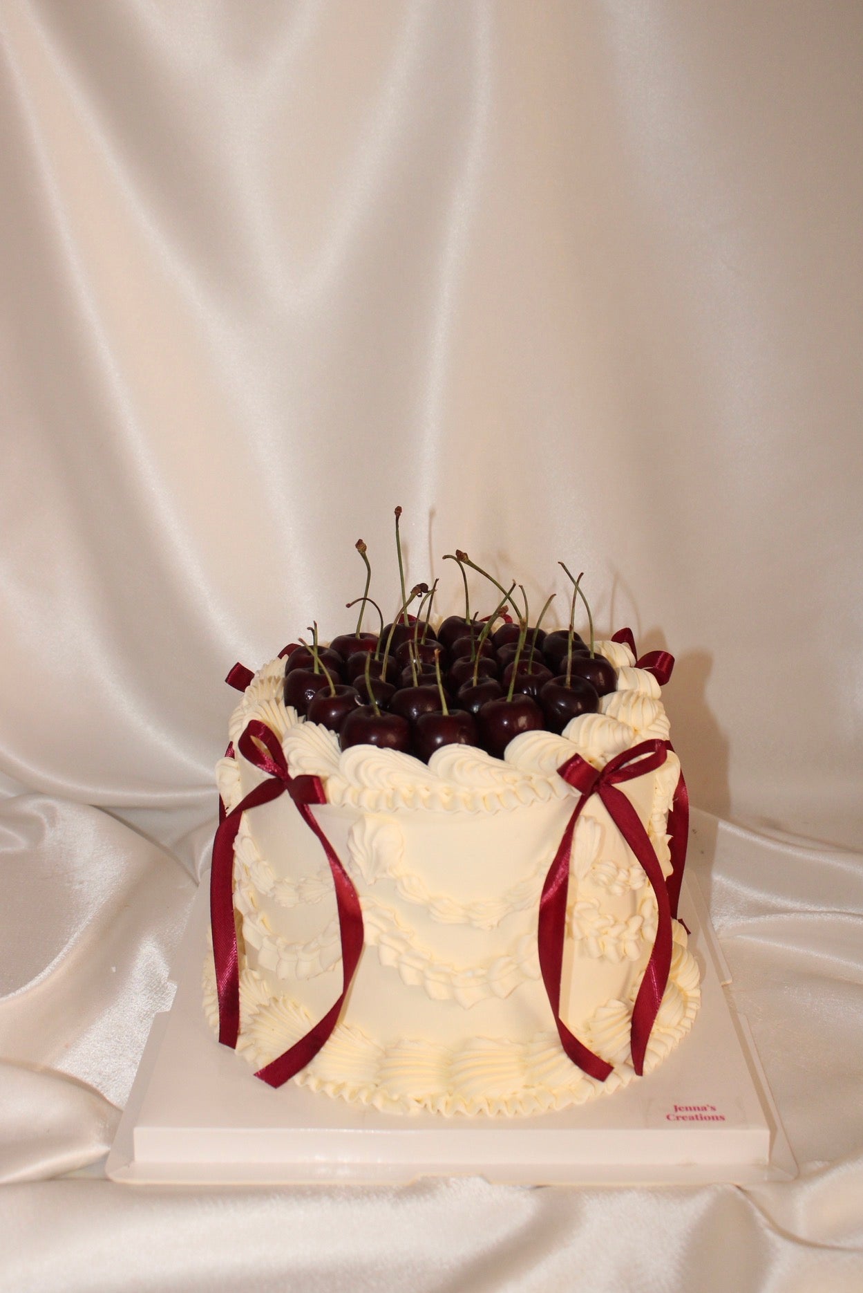 Classic Cherry Vintage Cake