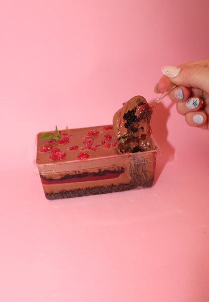 Chocolate and Raspberry Ganache Cake - Cake of the Month