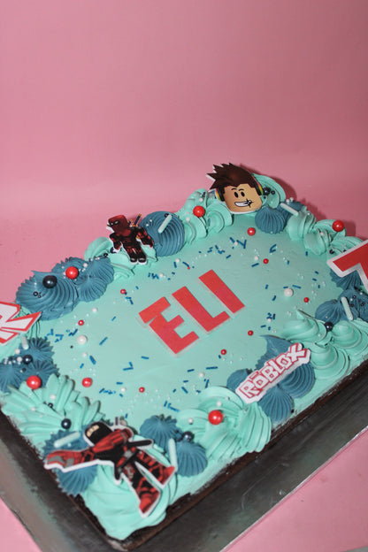 Themed sheet cake