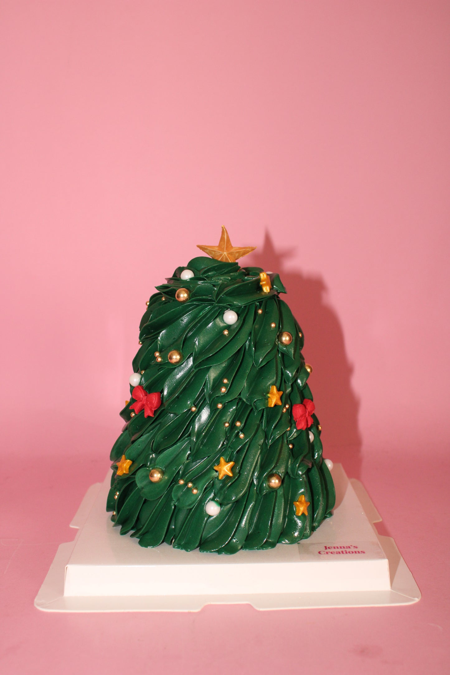 Lush Christmas Tree Cake