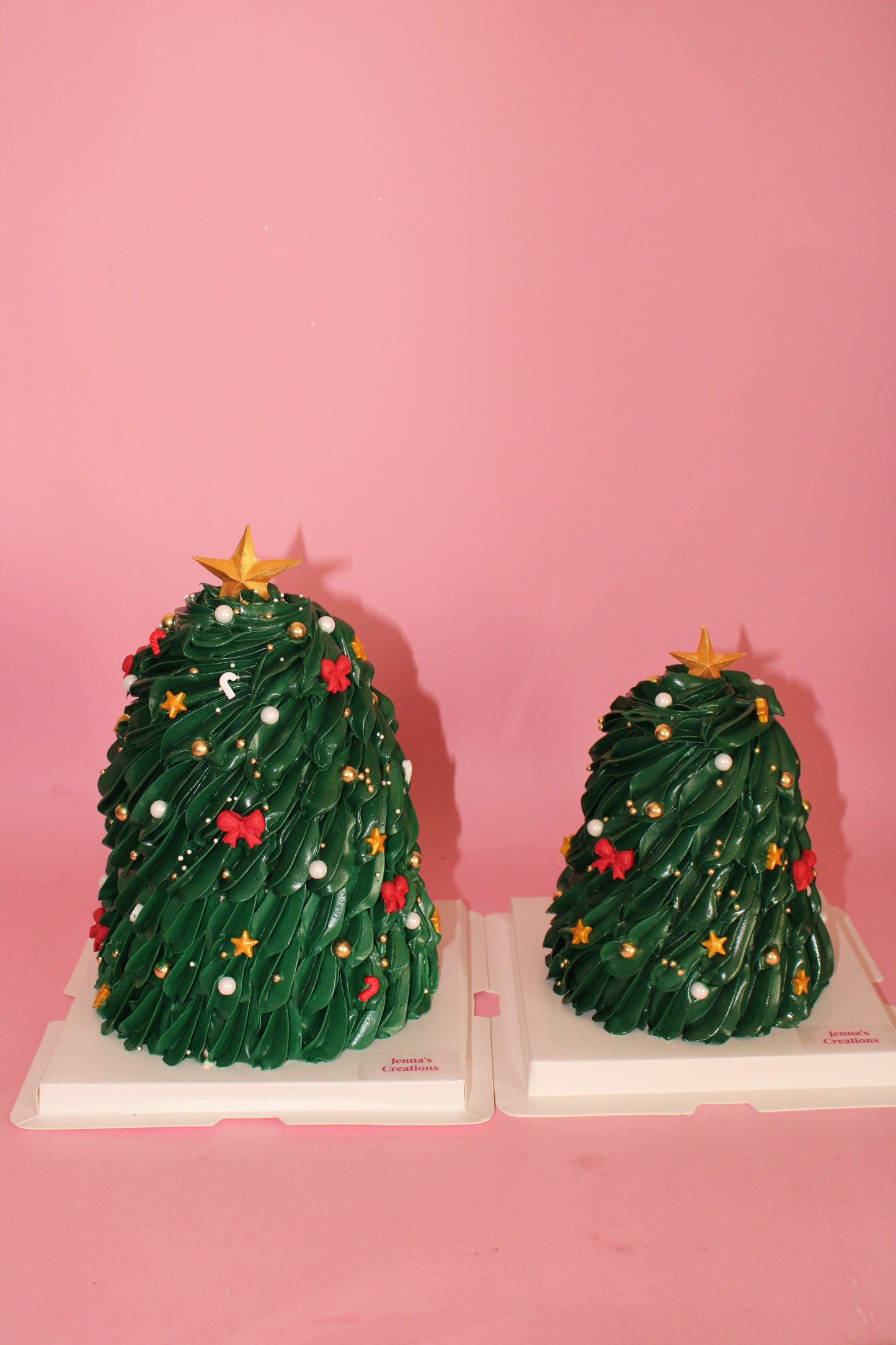 Lush Christmas Tree Cake
