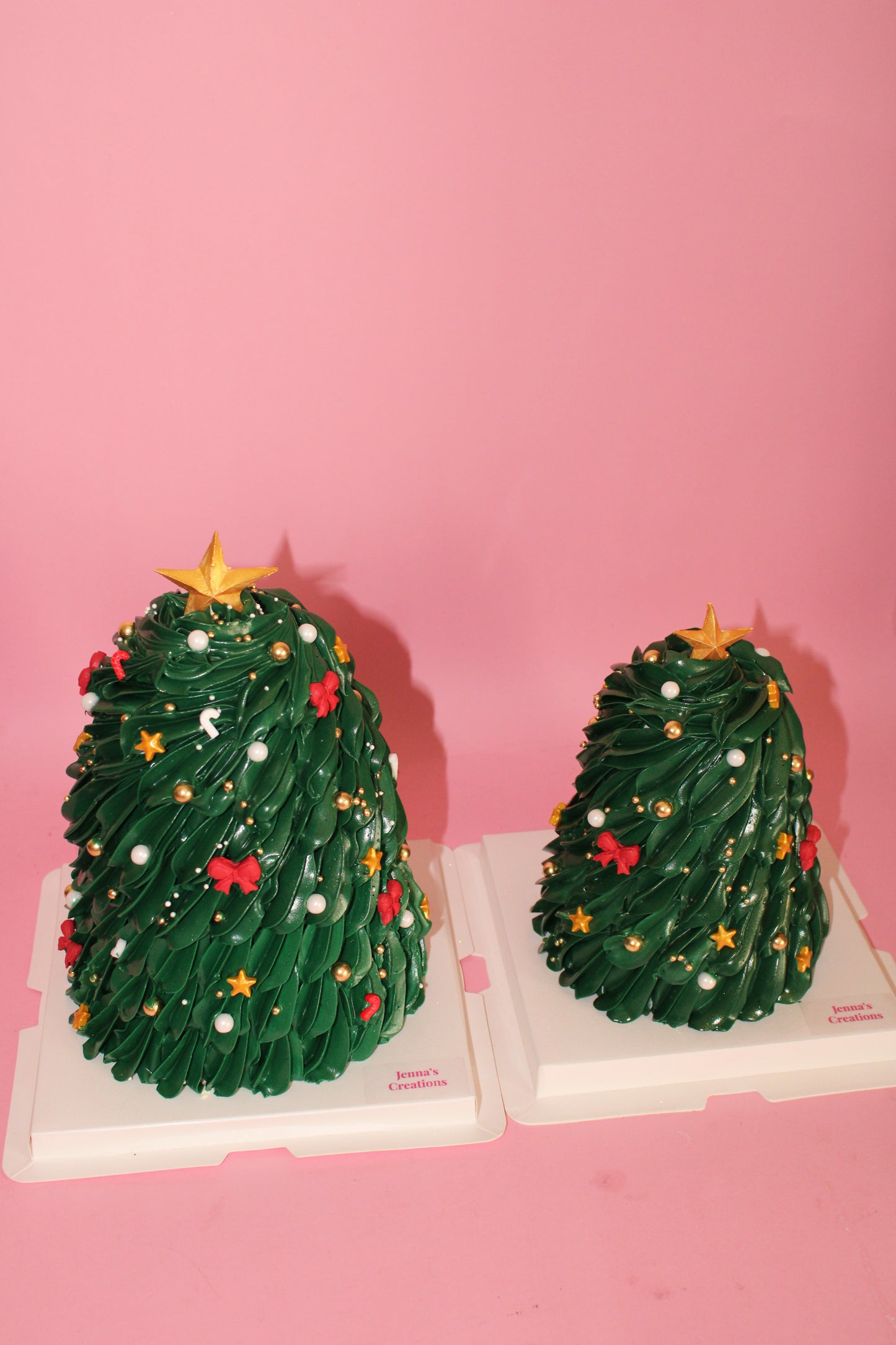 Lush Christmas Tree Cake