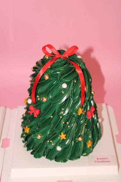 Lush Christmas Tree Cake