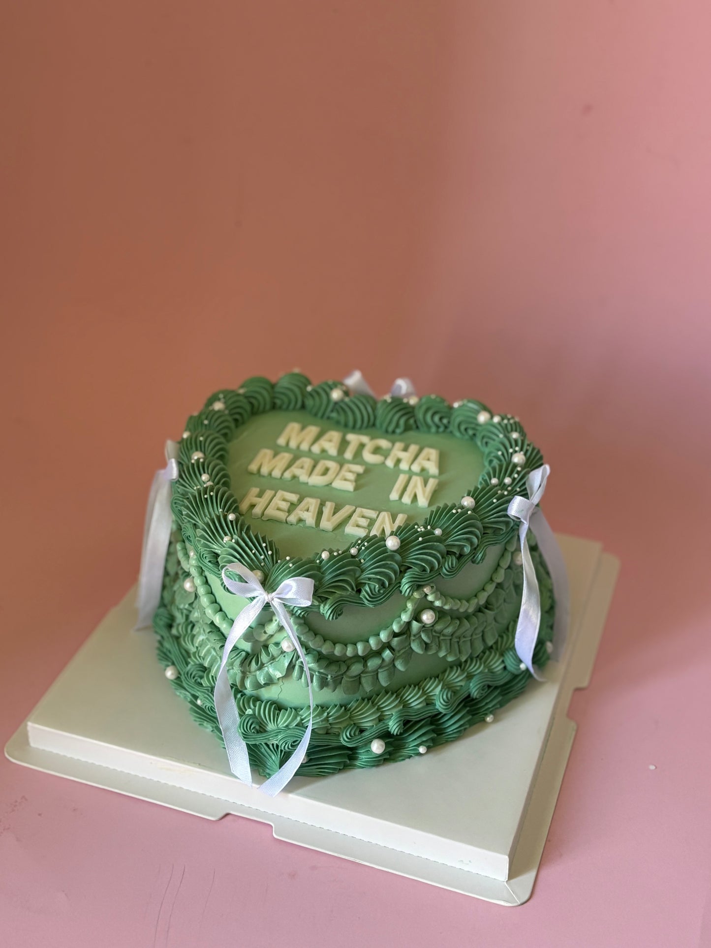 Vintage Heart Cake