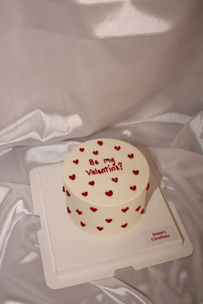 Tiny hearts bento Cake