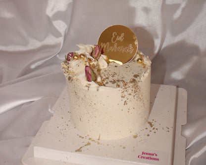 Handmade Eid Mubarak cake by Jenna’s Creations Cape Town