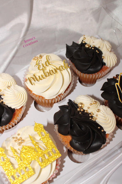 Handmade Eid cupcakes by Jenna’s Creations Cape Town
